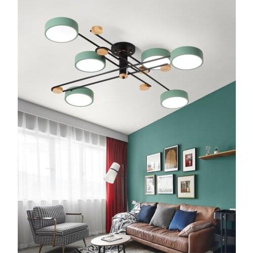 Nordic Contemporary Design Chandelier Lighting for Bedroom Living Room Loft Dining Room Modern Home LED Decor Lamp
