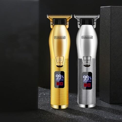 New rechargeable LCD home hairdresser oil head electric push hair salon high power hairdresser trimming metal