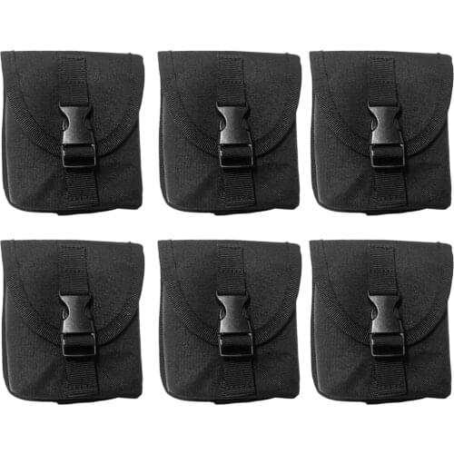 6pcs Durable Diving Weight Pocket Strong Replacement Dive Belt Pouch Pack