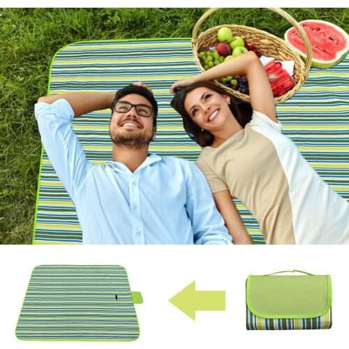 Folding Camping Mat Mattress Waterproof Pocket Beach Blanket Portable Lightweight Mat Outdoor Picnic Mat Sand Beach Mat