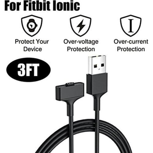 Compatible Ionic Bracelet Charging USB Cable Magnetic Suction Replacement USB Charger Adapte For Ionic Smartwatch 100cm Cables