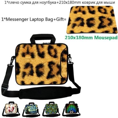 Funda Carrying Messenger Handbags Case Computer Accessories 14 13 12 10 17 15 Inch Laptop Chromebook PC Sleeve Bag+Mini Mousepad