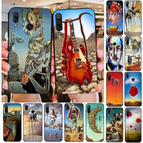 TOPLBPCS Salvador Dali Art Phone Case Cover For Redmi note 8Pro 8T 9 Redmi note 6pro 7 7A 6 6A 8 5plus note 9 pro case