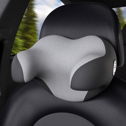Memory Foam Car Seat Headrest U-shaped Neck Pillow Auto Detachable Comfortable Sleeping Neck Cushion Nap Time Head Support