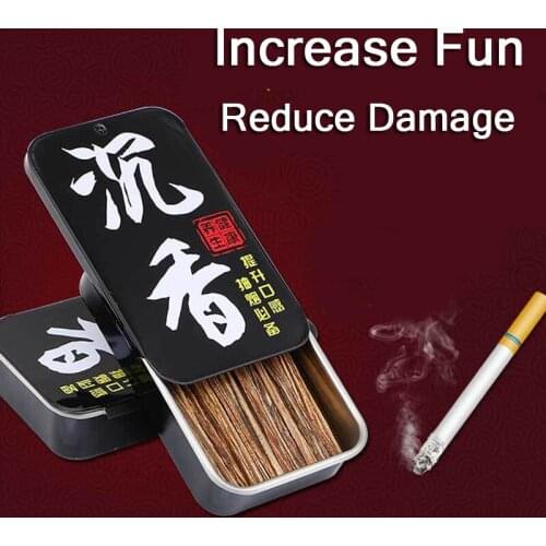 Reduce Nicotine Damage Agarwood Sticks DIY Cigarette Handmade Smoking Accessories Mens Gifts