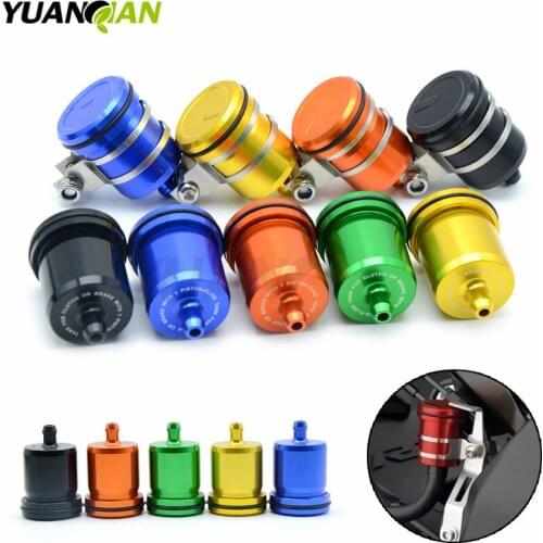 Universal Motorcycle Brake Fluid Reservoir Clutch Tank Oil Fluid Cup For 690 950 990 SX EXC XCF ADVENTURE YAMAHA FZ09