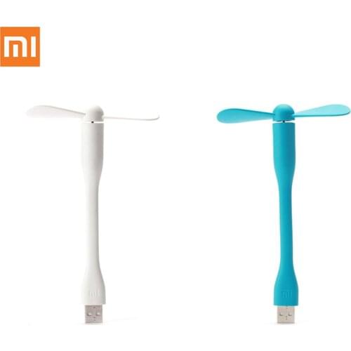 Original Xiaomi USB Fans Flexible USB Portable Mini Fan High grade silicone material Power-saving For xiaomi all Power Supply