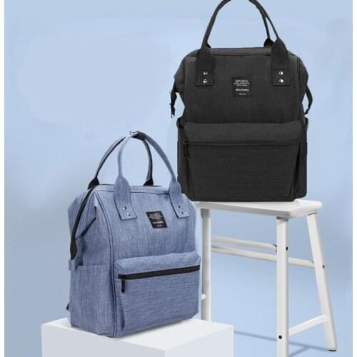 Large capacity diaper bag for stroller, multi-function portable mother and baby supplies bag, outing and travel backpack