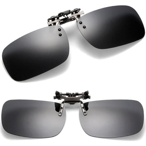 High Quality Unisex Polarized Clip On Sunglasses Cycling Glasses Night Vision Driving Glasses For Outdoor Cycling Colorful