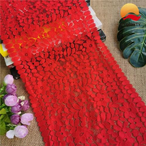 I-6E2249 20CM Lace accessories lace mesh gauze skirt black cloth dress skirt lace edge fabric dress embroidery decoration