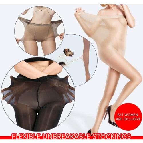 Women Flexible Unbreakable Stockings Elastic Transparent Plus Long Pantyhose Invisible Spider Stockings Pineapple Socks чулки N