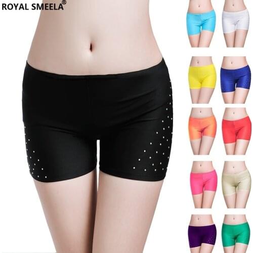 Sexy Hot Rhinestones Shorts Women Ladys Belly Dance Safety Short Pants Underwear Night Club Party Evening Bellydance Panties