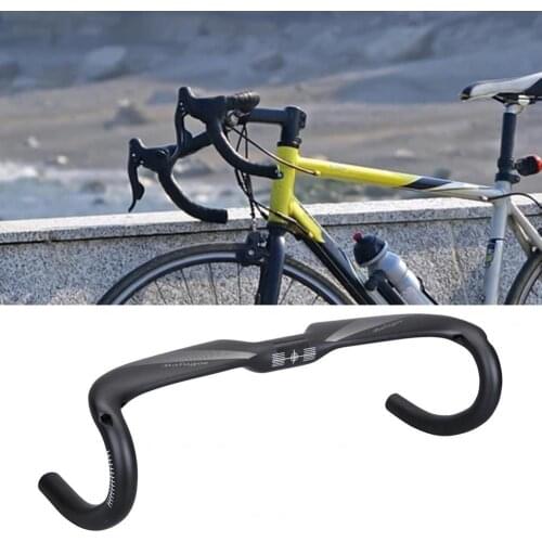 1 pc BALUGOE full hard carbon fiber MTB bending handle Black integrated non-slip comfortable inner cable руль для велосипеда