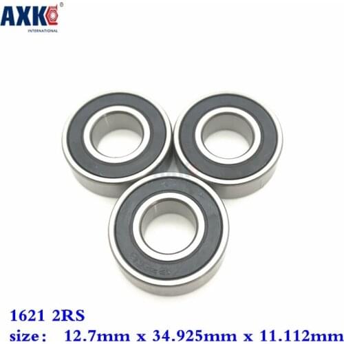 2019 Time-limited Rolamentos 1621 2rs Abec-1 (10pcs) 1/2"x1 3/8"x7/16" Inch Ball Bearings 12.7mm X 34.925mm 11.112mm 1621rs