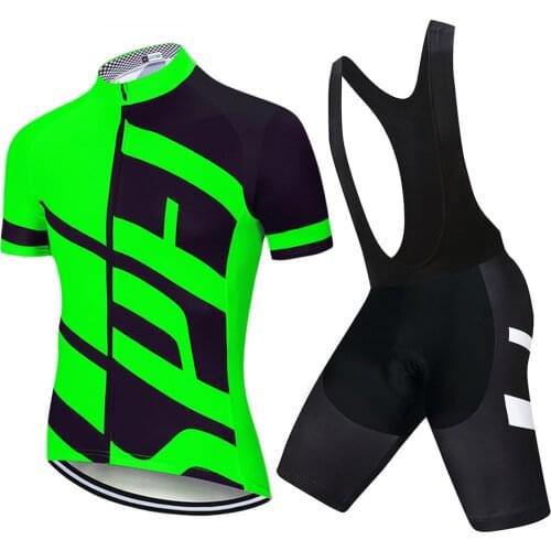 2021 Cycling Jersey Set Men Mtb Cycling Clothing Suits Quick Dry Bicycle Breathable Cycling Sportswear Short Sleeve Bike Uniform