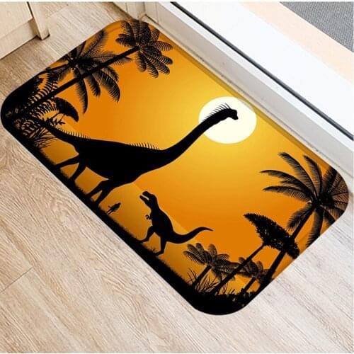40x60cm Cute Diy Print Floor Mat Bathroom Ground Mat Slip Door Bath Pad Rug Living Room Carpet Scenery