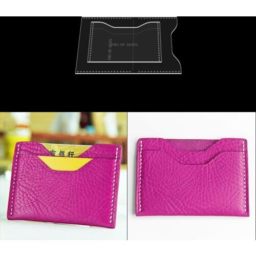 1Set Acrylic Card Holder Template Leather Tool Template DIY Handcraft Leather Acryl Template