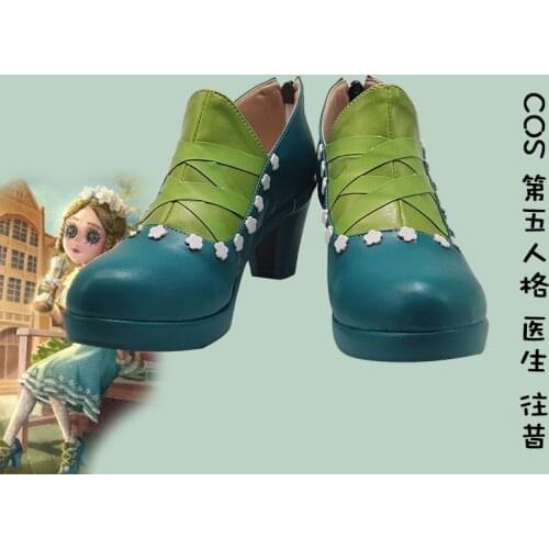 Anime Game Identity V Cosplay Shoes Survivor Doctor Emily Dyer Lydia Jones Cos New Skin Women Men Boots High Heels