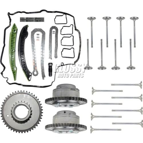 AP02 intake exhaust valve & Camshaft Adjuster Actuators & Timing chain kit For Mercedes M271 W204 W212 R172 C/E250 SLK250