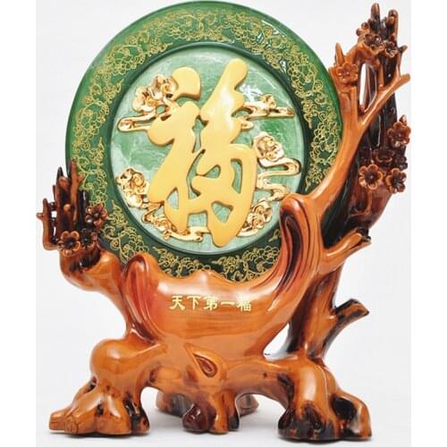 FREE SHIPPING RESIN STATUE HANDICRAFT LIVING ROOM TV CABINET OFFICE DESKTOP ORNAMENTS WEDDING GIFT MODERN 3D TEXT EFFECT