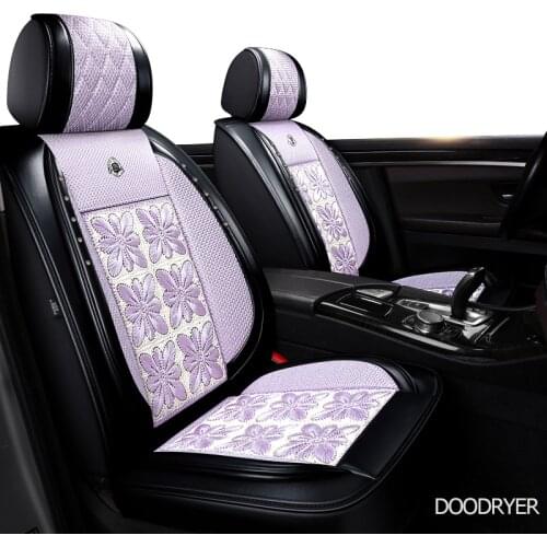 DOODRYER flax car seat covers For volvo v50 v40 c30 xc90 xc60 s80 s60 s40 v70 auto accessories seat covers cars for vehicle