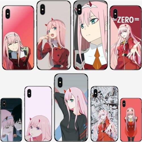 Zero two sexy girl Phone Case for iPhone 11 12 mini pro XS MAX 8 7 6 6S Plus X 5S SE 2020 XR