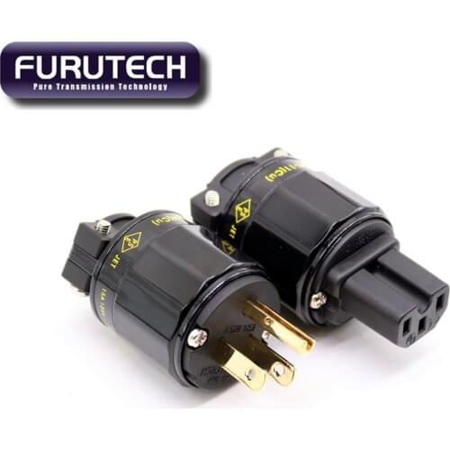 Furutech FI-11(G) copper gold-plated power plug hifi audio accessories 24K gold plated 15A/125V power plug