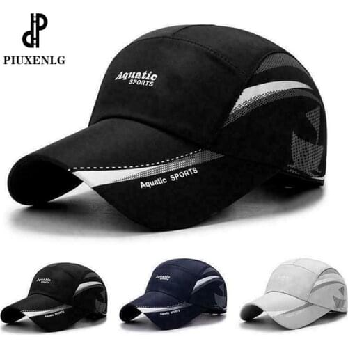 Outdoor Black Baseball Cap Canvas Quick-drying Hat Fishing Hiking Visor Trendy Sports Hat Unisex Summer Golf and Sailing Hat 004