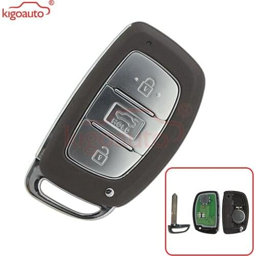 Kigoauto 3 button 433Mhz ID47-PCF7938 chip for Hyundai Mistra smart remote key