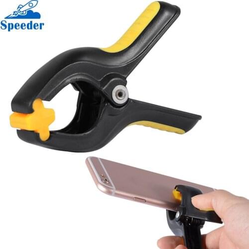 2PCS 3 inch Plastic Clip Fixture Fastening Clamp for Mobile Phone Tablet Glued LCD Screen Repair Tools