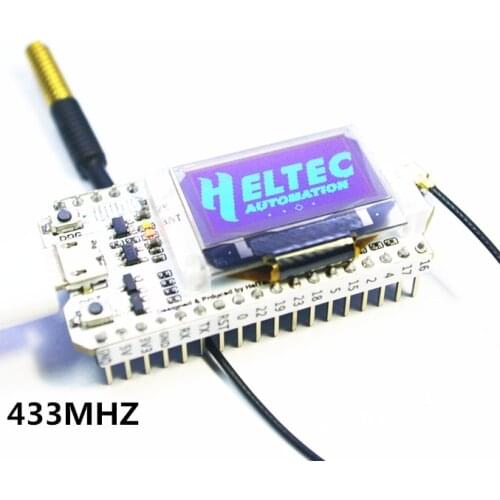 433MHZ/868-915MHZ Bluetooth WIFI ESP32 LoRa SX1278/SX1276 esp32 oled Development Board 0.96 Inch Blue OLED Display for Arduino
