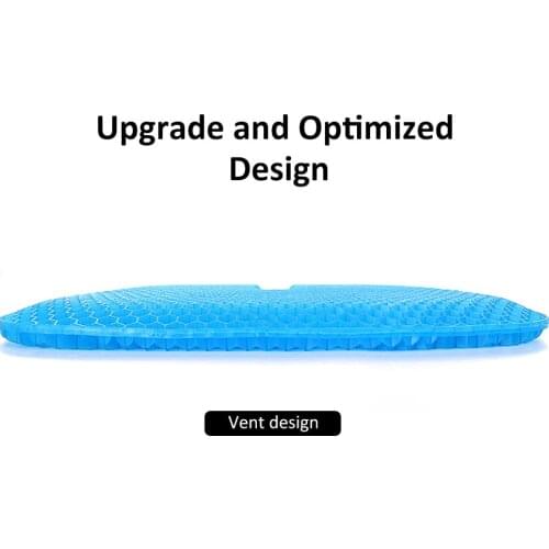 Multifunctional silicone honeycomb ventilation cooling car and office cushion universal in all seasons