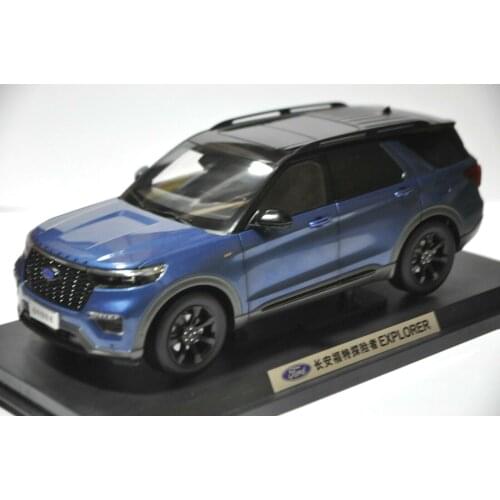 1:18 Diecast Model for Ford Explorer 2021 6th Generation SUV Alloy Toy Car Miniature Collection Gifts Hot Selling Altis