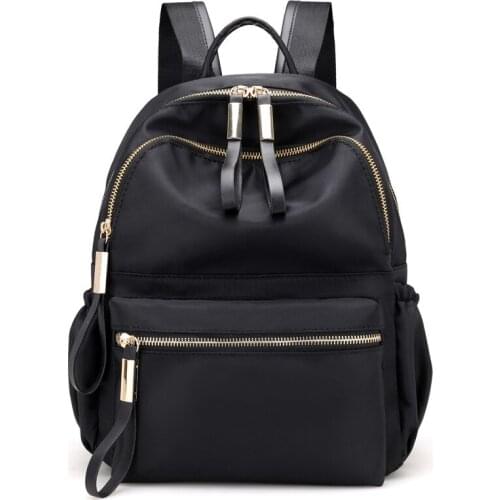 4PCS / LOT Fashion Backpack Women Nylon Back Pack Korean Ladies Knapsack Casual Travel Bags for School Teenage Girls Bagpack