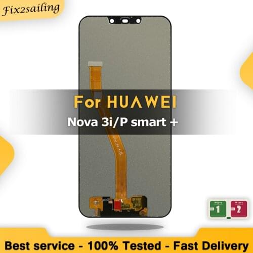 New Origin LCD For Huawei P Smart Plus ( P Smart+ ) Nova 3i INE-LX1 L21 DIsplay +Touch Screen Digitizer Assembly + Frame