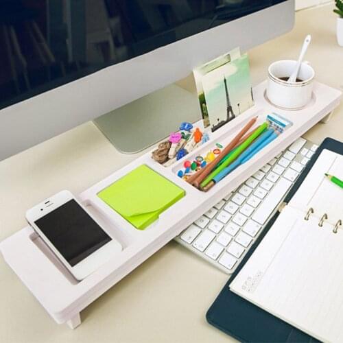 Office Supplies Desktop Storage Rack Multifunctional Computer Keyboard Finishing Rack Partition Rack Wholesale