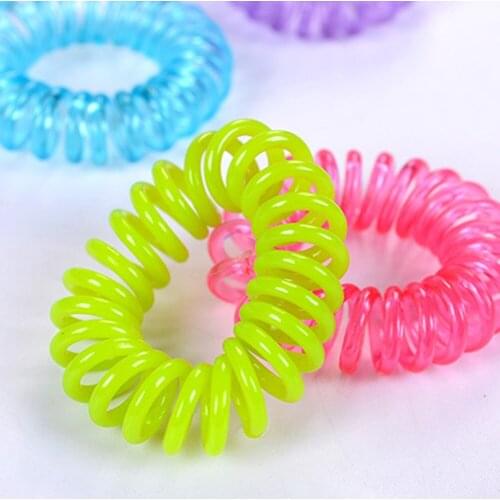 10pcs Girl Rubber Band Headdress Headband Anti-telephone Line Hair Ring Female Korean Version Hair Band Rope Hair Accessories