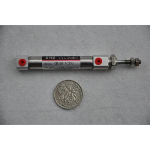 SMC Type CDJ2B10-30 Mini Pneumatic Cylinder Double Acting 10-30mmSNS pneumatic parts compact cylinder pen type ari cylinder