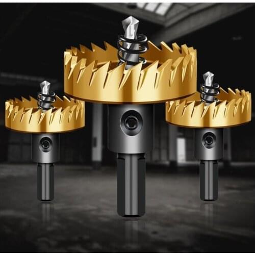 12-50mm HSS Drill Bit Hole Saw Cutting Kit Opener Cutter Holesaw Aluminum Iron Stainless Steel Plate