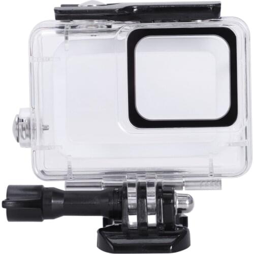 Waterproof Housing for Gopro Hero7 White and Hero7 Silver, Protective 45m Underwater Dive Case Shell with Bracket Accessories