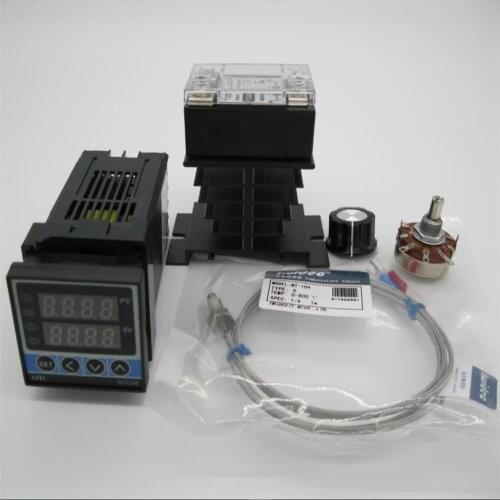 High Quality Dual Digital PID temperature Controller MTC48 Thermostat 100-240V AC with Thermocouple K,SSR-10A ,radiator