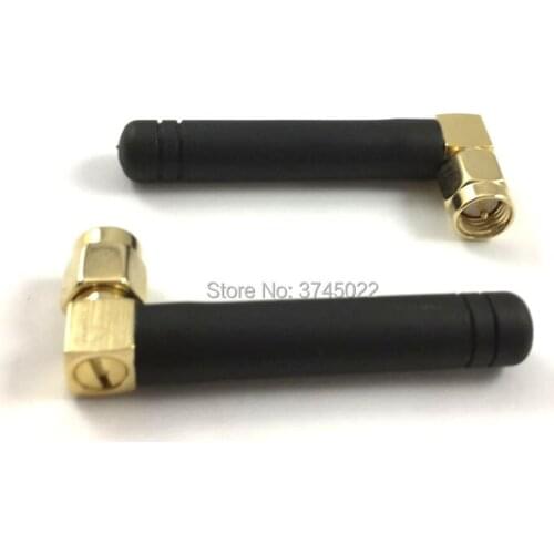 1pcs 433 Mhz Antenna 3DBI With Sma Male Plug Right Angle Style