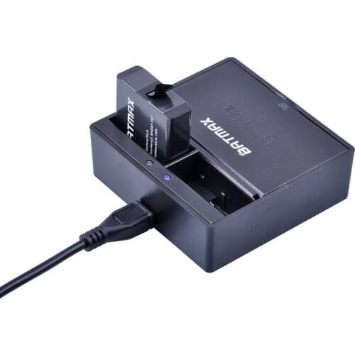 1PC For New Gopro 5 AHDBT-501 Camera Battery+USB Dual Charger box for Gopro hero 5 hero 6 New Gopro7 Gopro 8 Action Camera