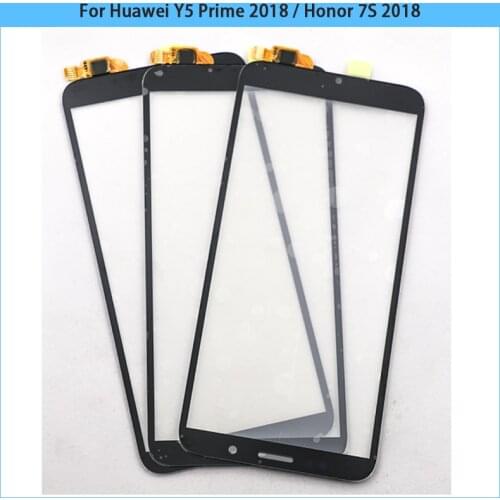 10PCS New 5.45" For Huawei Y5 Prime 2018 DRA-L02/Honor 7S 2018 Touch Screen Panel Sensor Digitizer LCD Front Glass Lens Replace