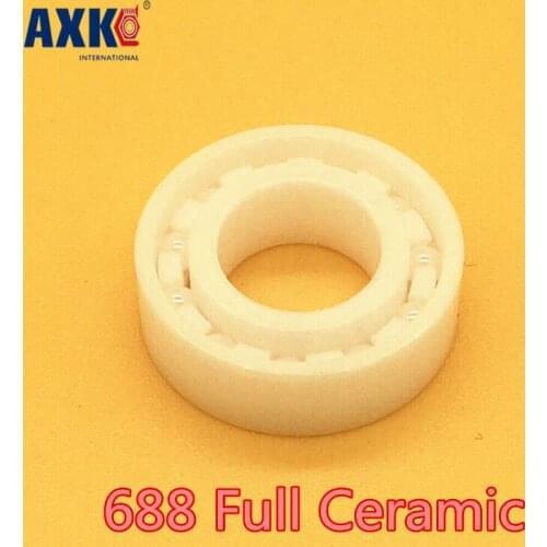 2019 Real Sale Rodamientos Axk 688 Full Ceramic Bearing ( 1 Pc ) 8*16*4 Mm Zro2 Material 688ce All Zirconia 618/8 Ball Bearings