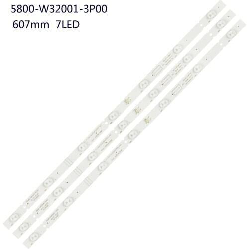 3 PCS/set LED backlight strip for Skyworth 32E3500 32E360E 32X3000 32E3000 32HX4003 5800-W32001-3P00 0P00 CRH-A323535030751AREV1