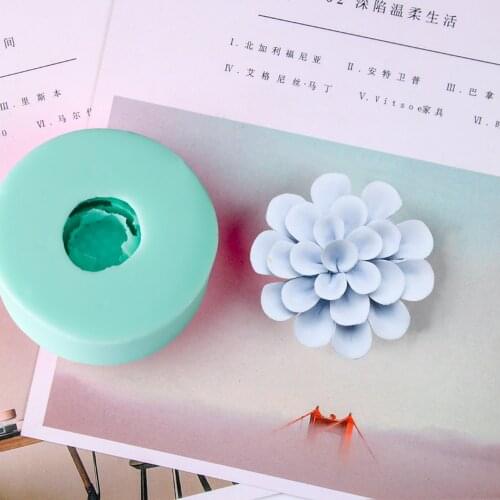 3D Molds Longevity Flowers Silicone Soap Mold Flower Candle Aroma Mould Soap Making Moulds Resin Clay Molds HC0035 Silica Gel