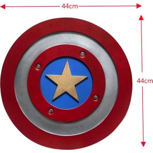 44cm Movie 3 Super hero Shield Cosplay Party Men Prop Strong Gift Home Art Decoration Halloween cosplay prop