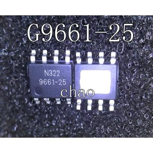 50PCS/lot G9661 G9661-25 G9661-25ADJF11U SOP8 NEW Original free shipping