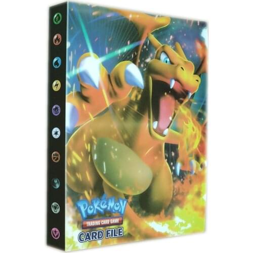 240pcs Game Cards Binder Pokemon Cards Album Book Game Card EX GX Collectors Folder Children Loaded List Holder Capacity Toys
